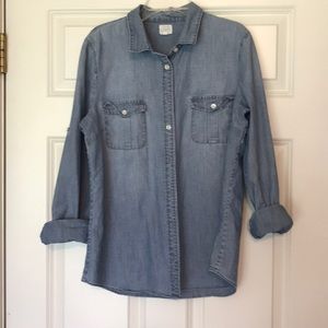 J. Crew chambray perfect shirt